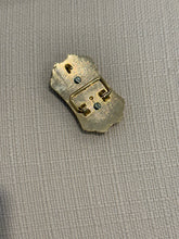 Load image into Gallery viewer, Mini White &amp; Gold Belt Buckle
