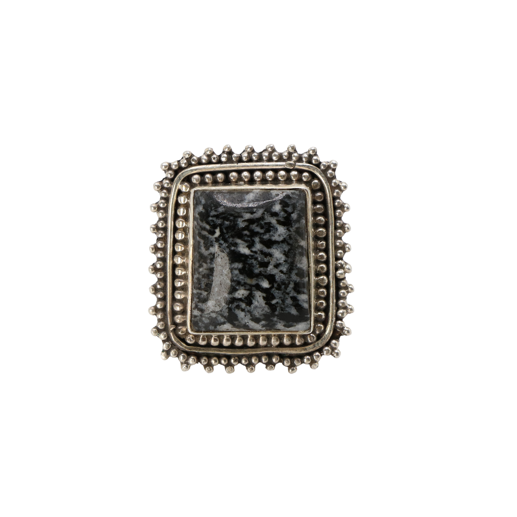 Black Jasper Ring