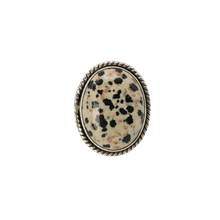Load image into Gallery viewer, Dalmatian Jasper Ring
