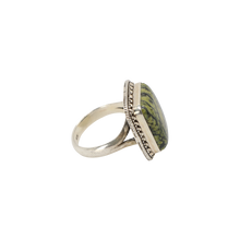 Load image into Gallery viewer, Green Zebra Jasper Ring
