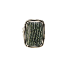 Load image into Gallery viewer, Green Zebra Jasper Ring
