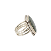 Load image into Gallery viewer, Green Zebra Jasper Ring
