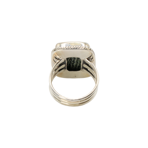 Green Zebra Jasper Ring