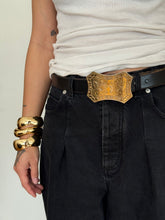 Load image into Gallery viewer, Gold Leaf Belt Buckle
