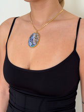 Load image into Gallery viewer, Oval Abalone Shell Necklace

