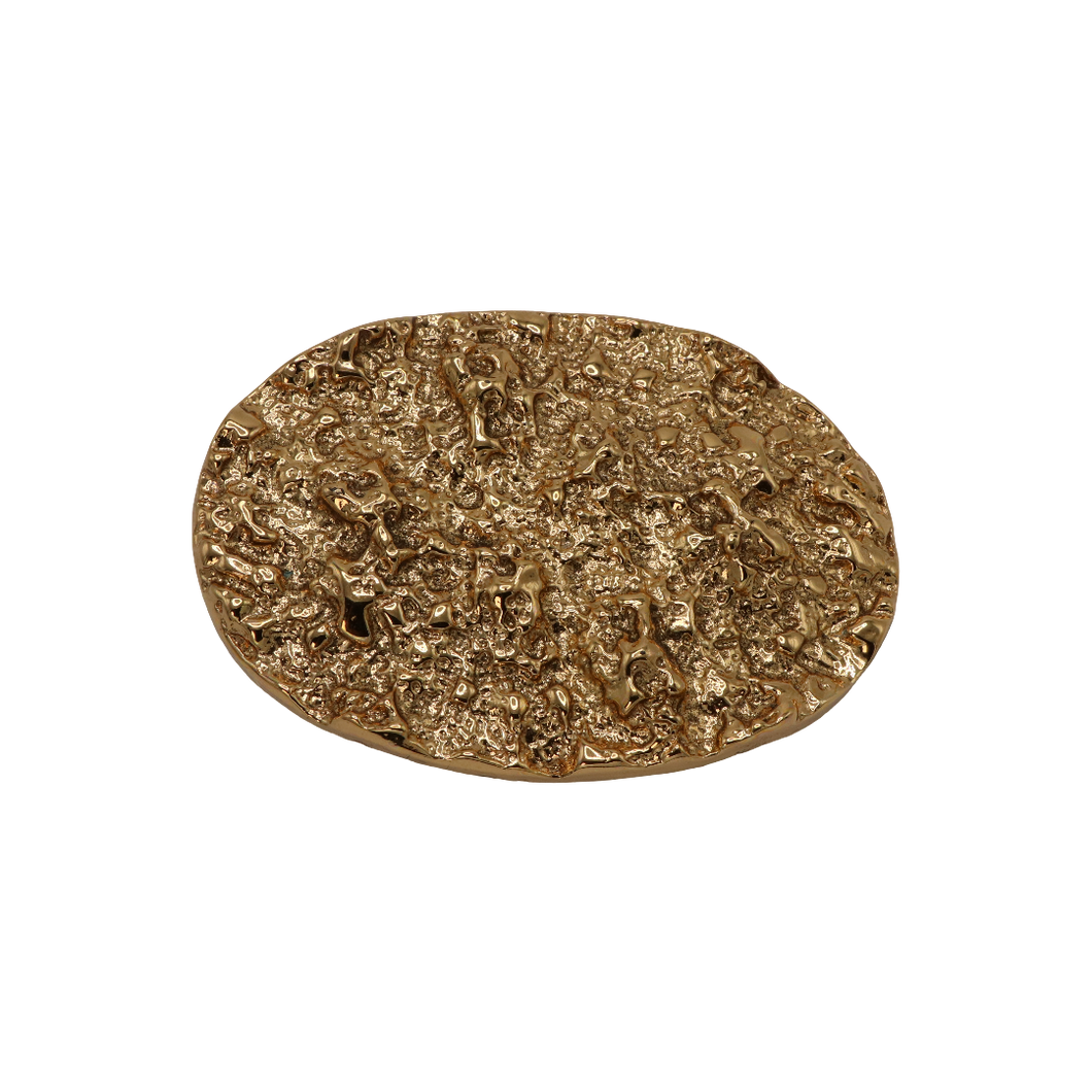 Gold Nugget Belt Buckle