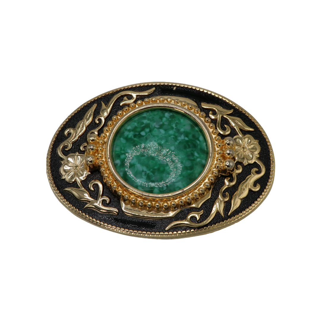 Vintage Green Stone Belt Buckle s-l400.jpg main image 3