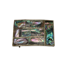 Load image into Gallery viewer, Alpaca Silver &amp; Abalone Shell Belt Buckle

