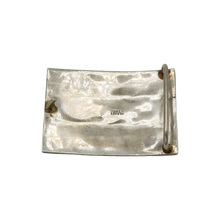 Load image into Gallery viewer, Alpaca Silver &amp; Abalone Shell Belt Buckle
