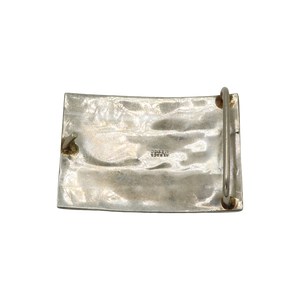 Alpaca Silver & Abalone Shell Belt Buckle