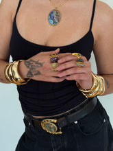 Load image into Gallery viewer, Red Sapphire &amp; Quartz Ring
