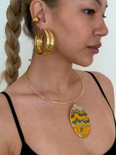 Load image into Gallery viewer, Bumble Bee Jasper Necklace
