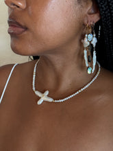 Load image into Gallery viewer, Cross Freshwater Pearl Necklace

