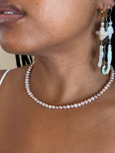 Load image into Gallery viewer, Light Pink &amp; Purple Freshwater Pearl Necklace
