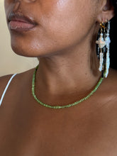 Load image into Gallery viewer, Peridot &amp; Green Freshwater Pearl necklace
