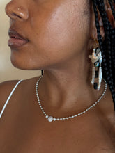 Load image into Gallery viewer, Moonstone, Seed Bead &amp; Freshwater Pearl Necklace
