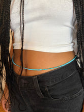 Load image into Gallery viewer, Turquoise Beaded Belly Chain
